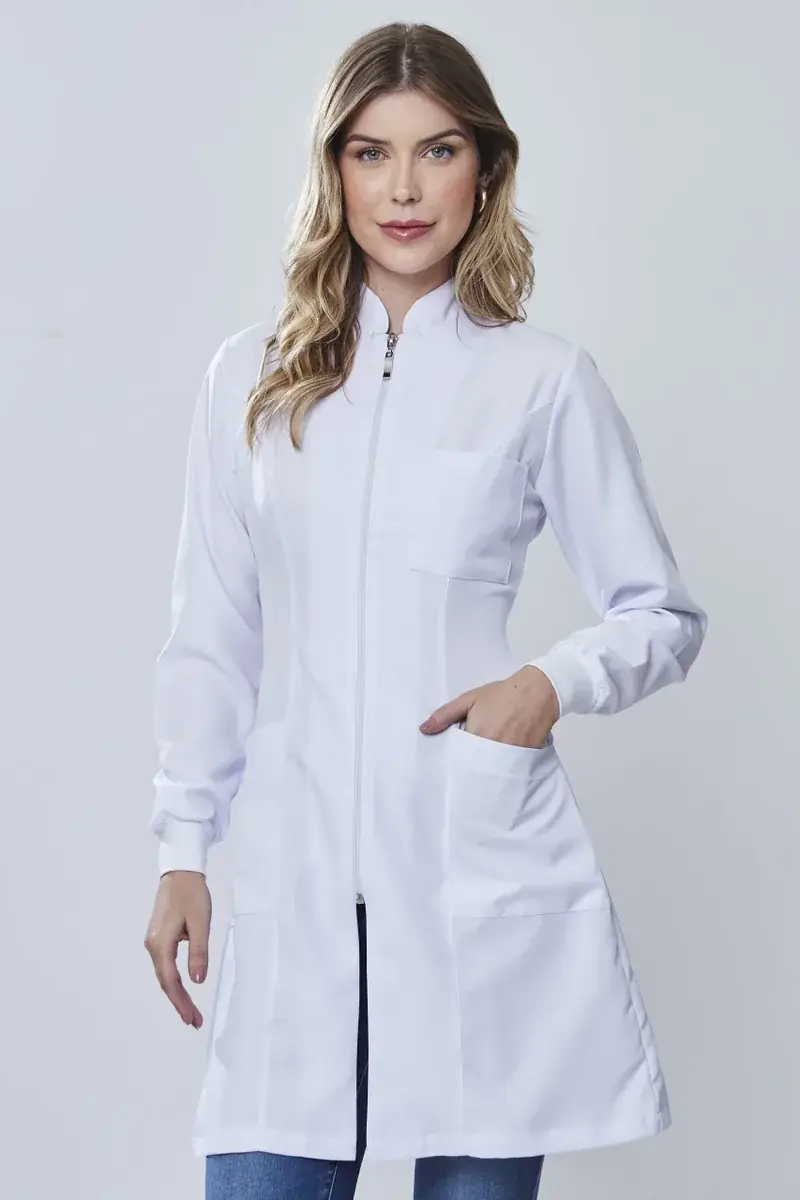 Jaleco feminino Softpoint bordado personalizado