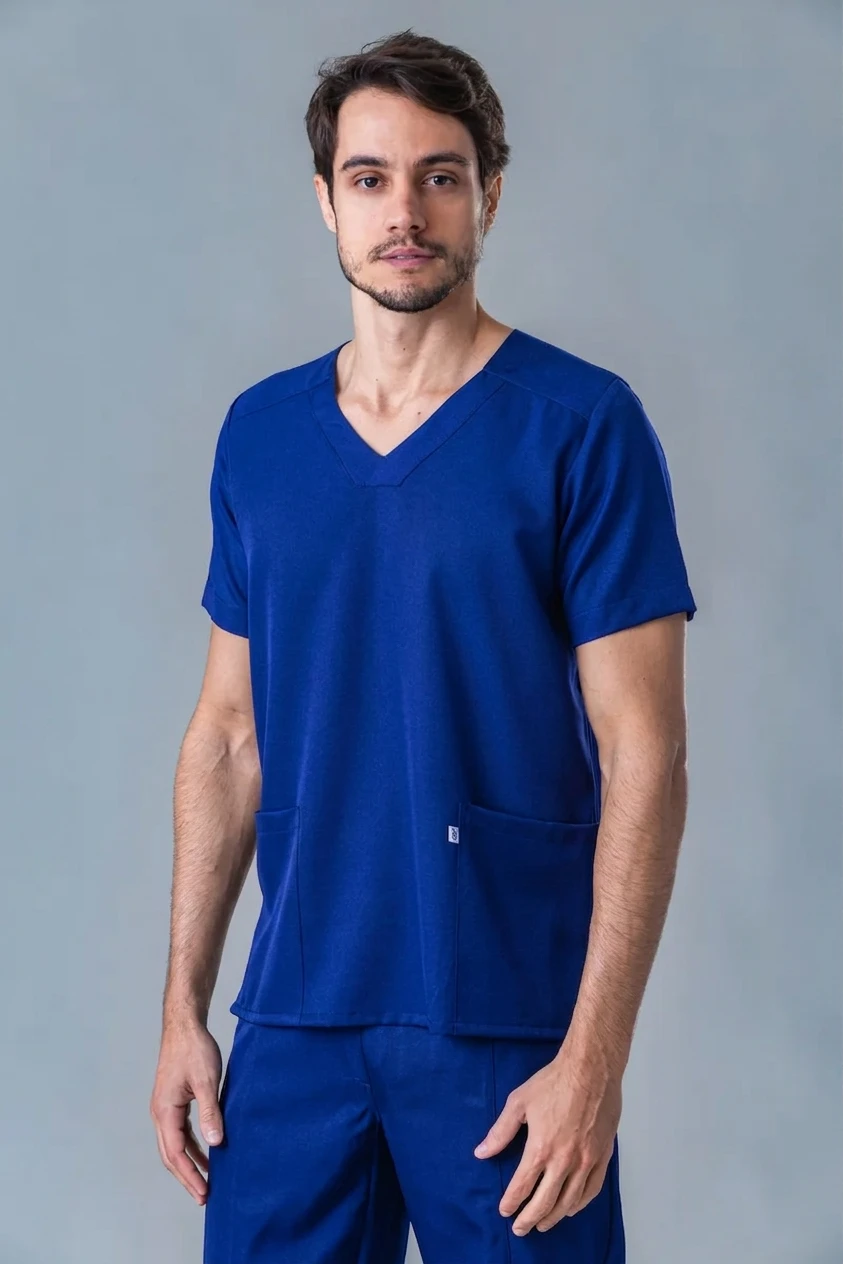Scrub Gola V — Azul Marinho